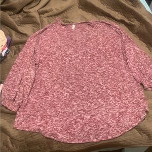 Cold shoulder sweater